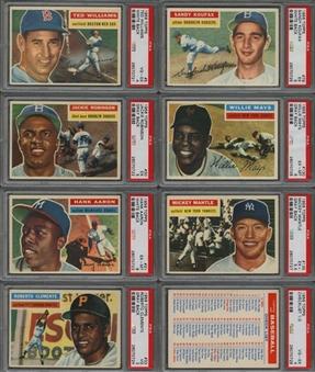 1956 Topps Baseball Complete Set (340) Plus Checklists (2)